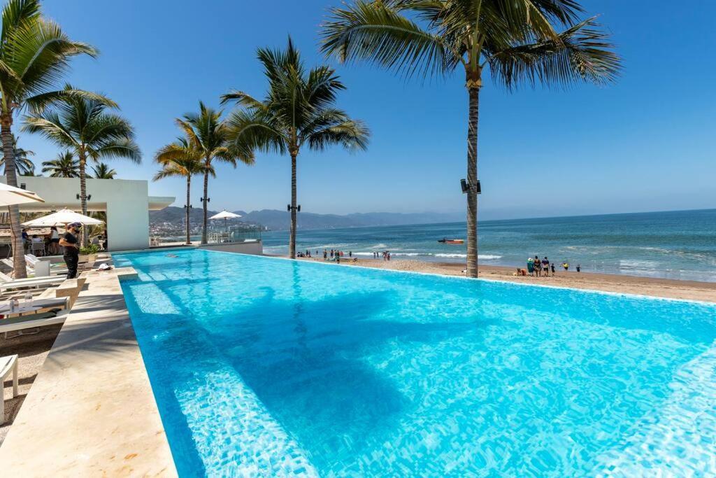 Harbor 7010 By Moikkarentals Beachfront 600Mb Wifi Puerto Vallarta Exteriör bild