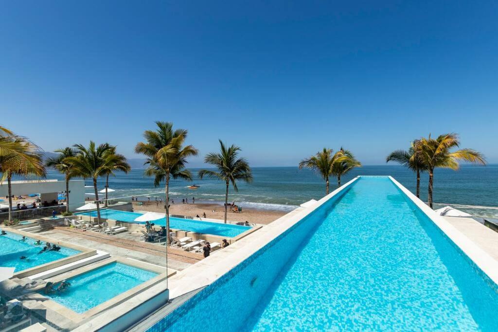 Harbor 7010 By Moikkarentals Beachfront 600Mb Wifi Puerto Vallarta Exteriör bild